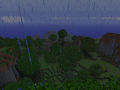 Дождь в Minecraft