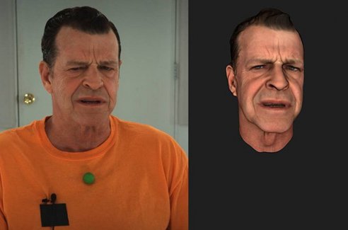Захват лицевой анимации для L.A.Noire по технологии MotionScan