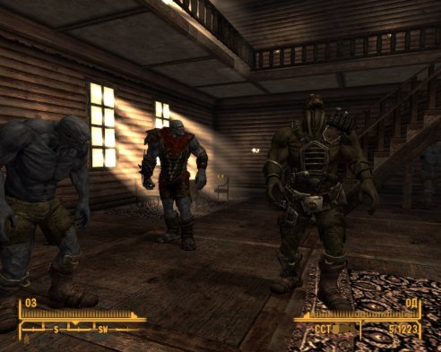 Цвет кожи странно изменился со времен третьего Fallout