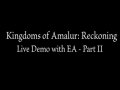 Kingdoms of Amalur: Reckoning. Дневники разработчиков, часть 2