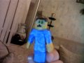 Стив из minecraft из пластики