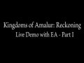 Kingdoms of Amalur: Reckoning. Дневники разработчиков, часть 1