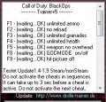 Call of Duty: Black Ops. Трейнер +5 для ver 1.9